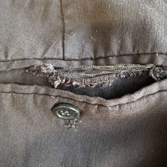 Dalia Collection Womens Flat Front Straight Leg Stretch Dress Pants Black Sz 12P - Picture 12 of 16